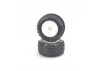 Schumacher Stagger Rib Tyres Pre Glued on 12mm Hex Wheels - Blue (2)