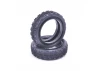 Schumacher Fusion Slim 1:10 2WD Tyres - Front - Yellow (2)