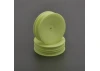 Schumacher 2WD Front Slim Buggy Wheels - Neon Yellow (2)