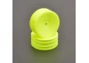 Schumacher 2WD Front Medium Buggy Wheels - Neon Yellow (2)