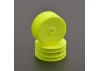 Schumacher 4WD Front Buggy Wheels - Neon Yellow (2)