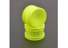 Schumacher 1:10 Rear Buggy Wheels - Yellow - 1 Pair