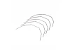 Rear Roll Bars - Cougar-Laydown (5pcs)