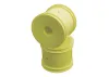 Schumacher 2.2 Stadium Truck Wheel - 12mm Hex - Yellow - 1 Pair