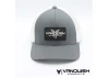 Vanquish Trucker Flex Fit Hat - Gray / White Mesh