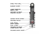 Vanquish Eibach S8E Scale Shock Set 80mm