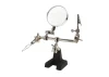 Modelcraft Helping Hand With Glass Magnifier