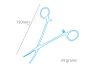 Modelcraft Locking Forceps 150mm Curved (PCl5046)