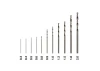 Modelcraft HSS Drill Bits 1.8mm (10)