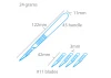 Modelcraft Stainless Steel Scalpel HDl No.3 11 Blade (Pkn1214/3/11)
