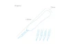 Modelcraft Plastic SCalpel Handle  No11 Blades (Pkn5002/11