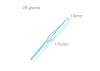 Modelcraft Straight Tip Reverse Action Blunt End Tweezers (160mm) (PTW1126)