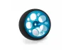 Aluminium Wide Wheel - Circle - Blue