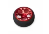 Aluminium Wide Wheel - Circle - Red
