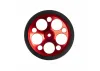 Aluminium Wide Wheel - Circle - Red