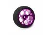 Aluminium Wide Wheel - Circle - Purple