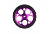Aluminium Wide Wheel - Circle - Purple