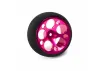 Aluminium Wide Wheel - Circle - Pink