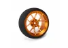 Aluminium Wide Wheel - Spoke - Orange