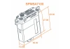 A7100 MT/MS Metal Gear HV Wing Servo