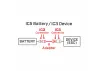 IC5 Battery to IC3 Device Adapter - 100mm 10 AWG