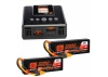 Spektrum SMART Powerstage 4S Surface Bundle - 2 x G2 5000mAh 2S LiPo IC5 With S250 Charger