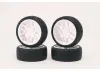 Sweep Hankook Tread 32Deg 24mm Glued TC Tyres 12Spoke Carpet