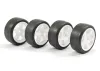 Sweep Mini Tyres Pre Glued on 12mm Hex Mini Wheels 33 Deg (Set of 4)