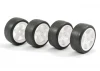 Sweep Mini Tyres Pre Glued on 12mm Hex Mini Wheels 33 Deg (Set of 4)