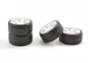 Sweep Mini Tyres Pre Glued on 12mm Hex Mini Wheels 33 Deg (Set of 4)