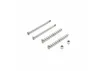 Front Hinge Pin and King Pin Set - Polished: All 22