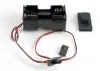 Traxxas Battery holder with on/off switch/ rubber on/off switch cover