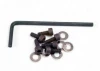 Traxxas Backplate screws (3x8mm cap-head machine) (6)/washers (6)/ wrench