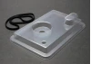 Traxxas Radio box lid (clear)/ rubber gasket (1) (for use with remote push button)