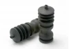 Traxxas Rubber pushrod boots for the Villain EX steering rods. Install in the rear of the hull.