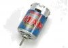 Traxxas Titan marine 550 motor fan-cooled 14 volts 24-turns. Includes motor capacitors. Does not include wires or connectors (requires soldering)