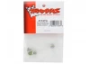 Traxxas M4 Flanged Nylon Locking Nuts - Serrated Green Aluminium (4)