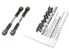 Traxxas Turnbuckles camber link 36mm (56mm center to center) (rear) (assembled with rod ends and hollow balls) (1 left 1 right)