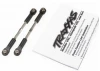 Traxxas Turnbuckles toe link 55mm (75mm center to center) (2) (assembled with rod ends and hollow balls)