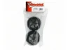 Traxxas Alias Tires with Tracer 2.2 Black Chrome Wheels (assembled glued) (rear) (TSM rated)