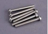 Traxxas Screws 3x25mm roundhead machine (6)