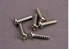 Traxxas Screws 2.6x10mm roundhead self-tapping (6)