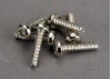 Traxxas Screws 3x12mm roundhead self-tapping (6)