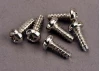 Traxxas Screws 3x8mm roundhead self-tapping (6)