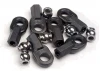 Traxxas Rod ends (long) (6)/ hollow ball connectors (6)