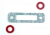 Traxxas Exhaust header gasket (1)/ gaskets pressure fitting (2) (for side exhaust engines only)