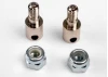 Traxxas Rod guides (2)/ 3mm nylon locknuts (2)