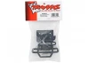 Traxxas Bumper front / bumper mount front / 4x23mm RM (2)/ 3x10mm RST (2) (black)