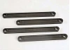 Traxxas Camber link set (plastic/ non-adjustable) (front rear) (black)