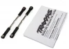 Traxxas Turnbuckles toe link 61mm (96mm center to center) (2) (assembled with rod ends and hollow balls) (fits Stampede)